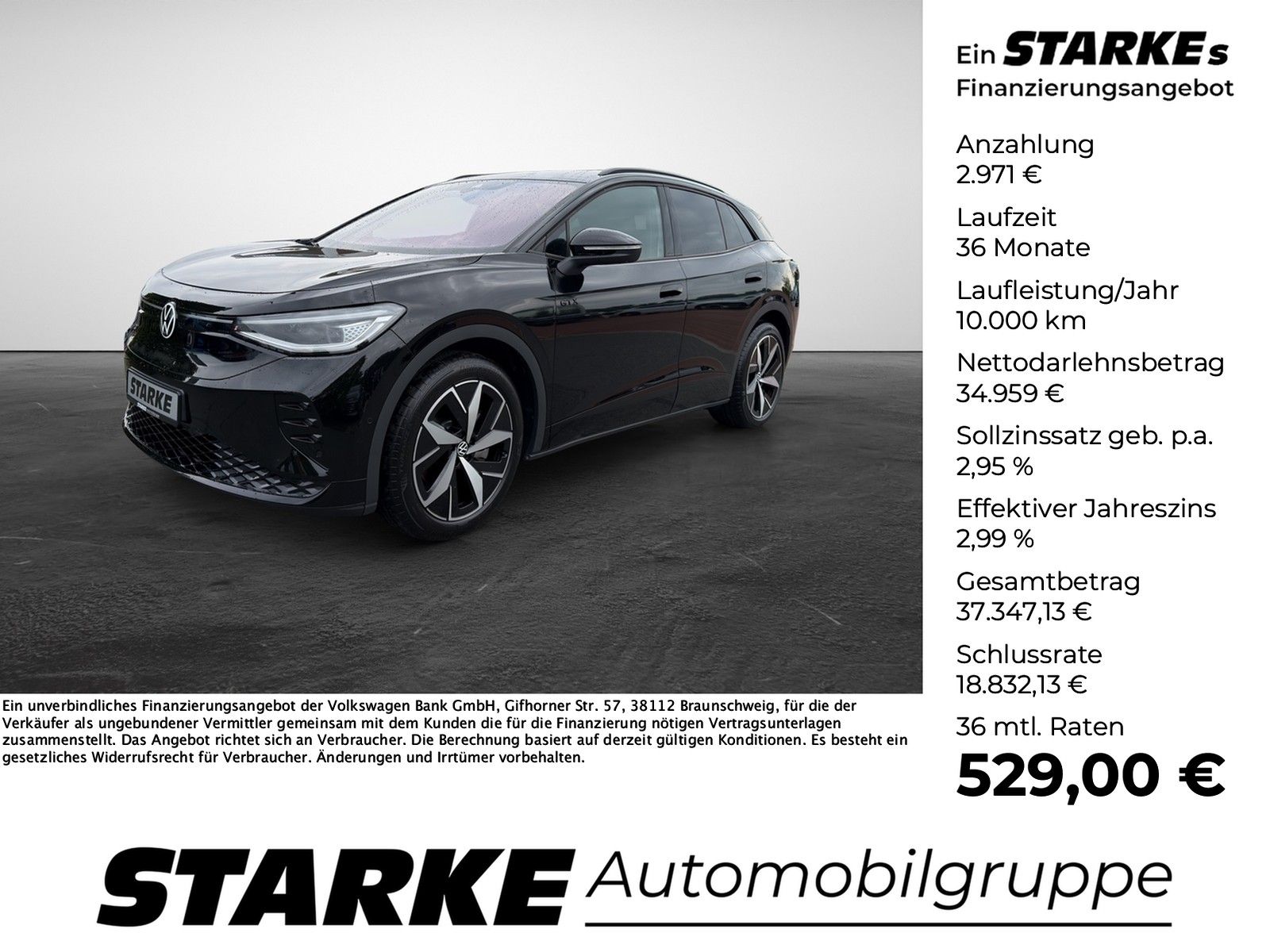 Volkswagen ID.4 GTX 4Motion  AHK Navi LED Kamera PDC LM Tem
