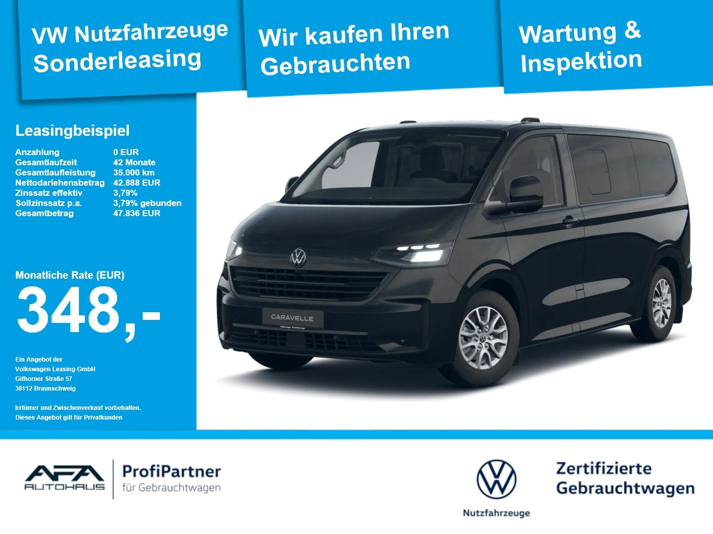 Volkswagen T7 e-Caravelle Life 8Sitzer*LED*Navi*RFK*GRA