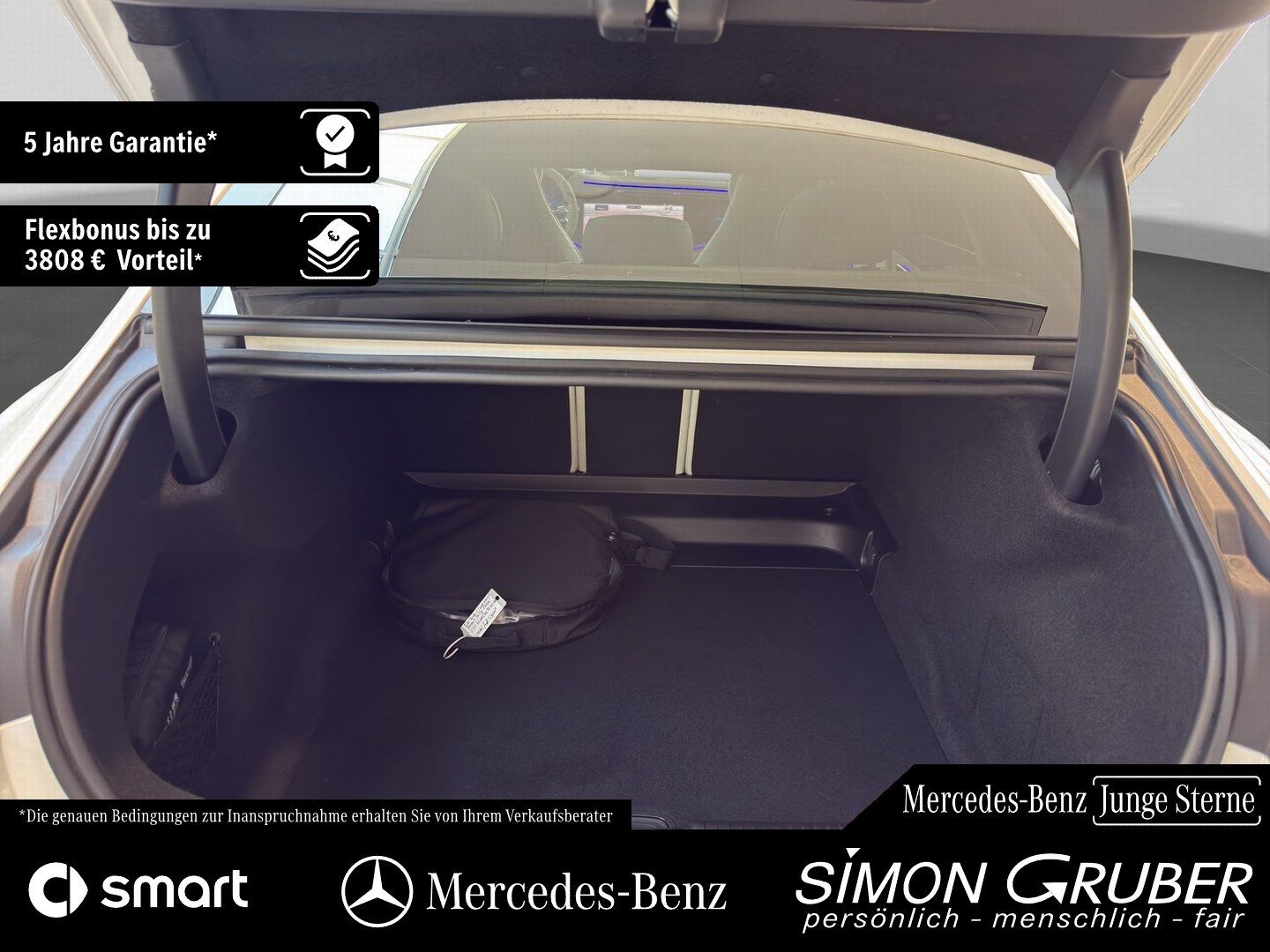 Fahrzeugabbildung Mercedes-Benz EQE 43 4M AMG Night Hyper Pano Carbon Nappa TV