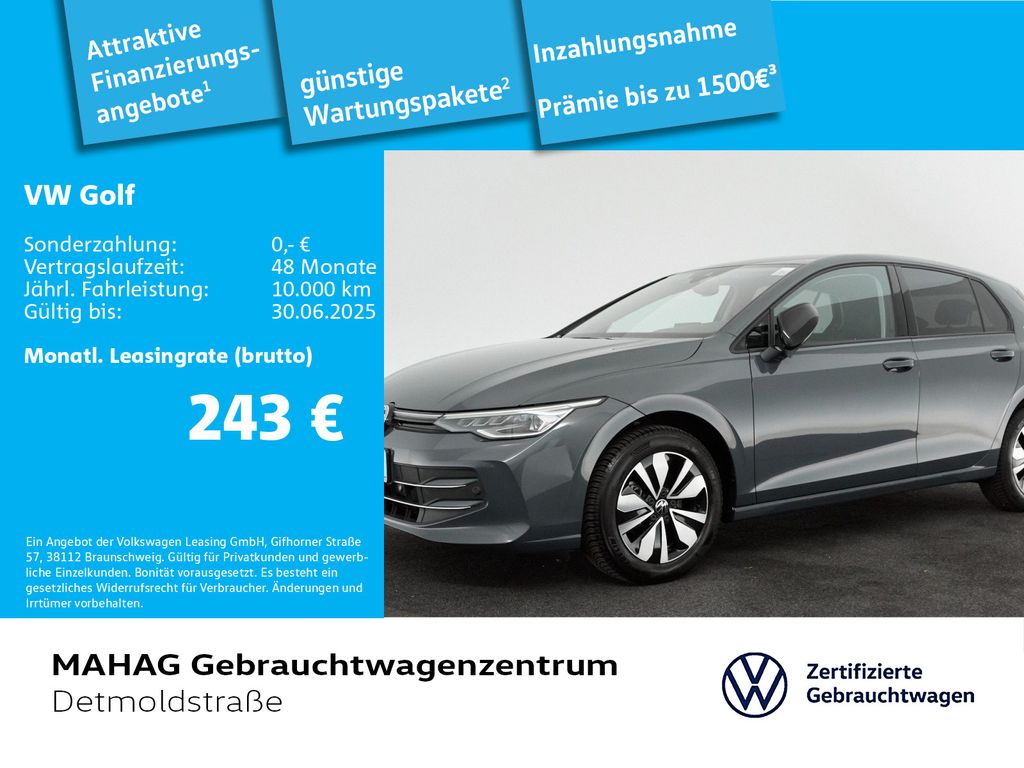 Volkswagen Golf VIII 1.5 TSI GOAL AHK Navi LEDPlus TravelAs