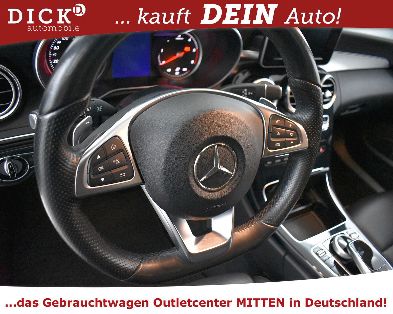 MERCEDES-BENZ C 200d AMG Line MEMO+NAVI+SHZ+LED+TEMP+BURM+PARK - Image 12