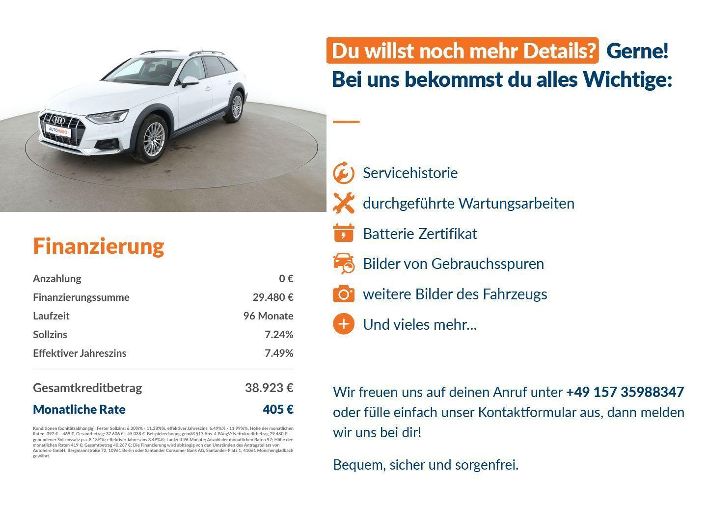 Audi A4 45 TFSI Mild-Hybrid Aut.*NAVI*CAM*, миниатюра 14