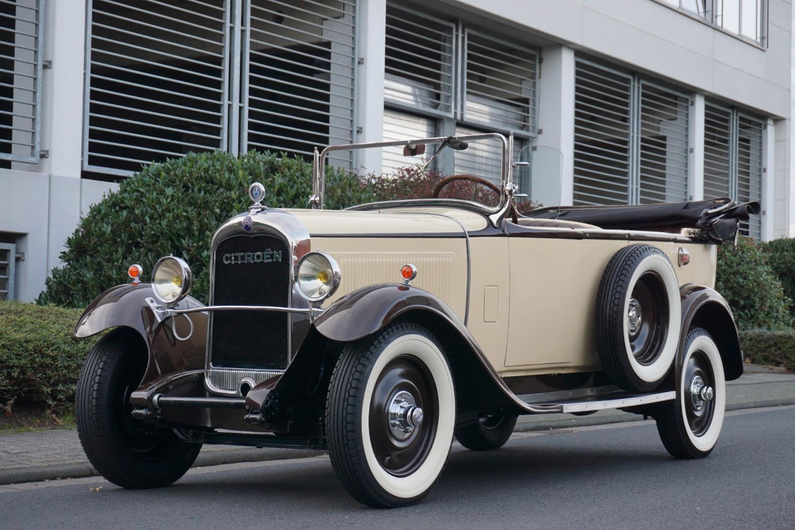 Citroën C4 Torpedo Langversion, großes Vorkriegs-Cabrio