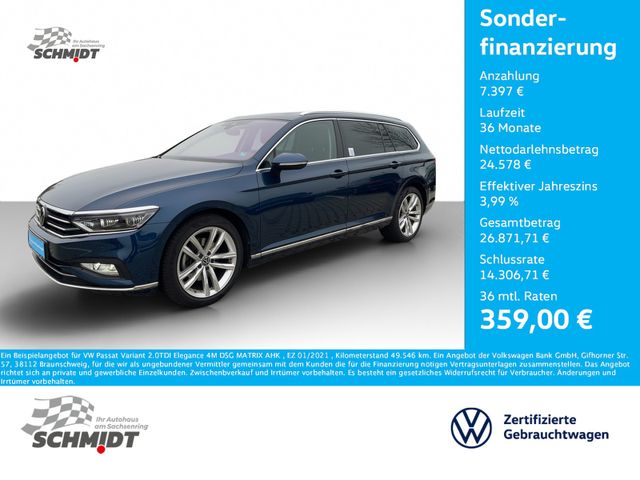 Volkswagen Passat Variant 2.0TDI Elegance 4M DSG MATRIX AHK