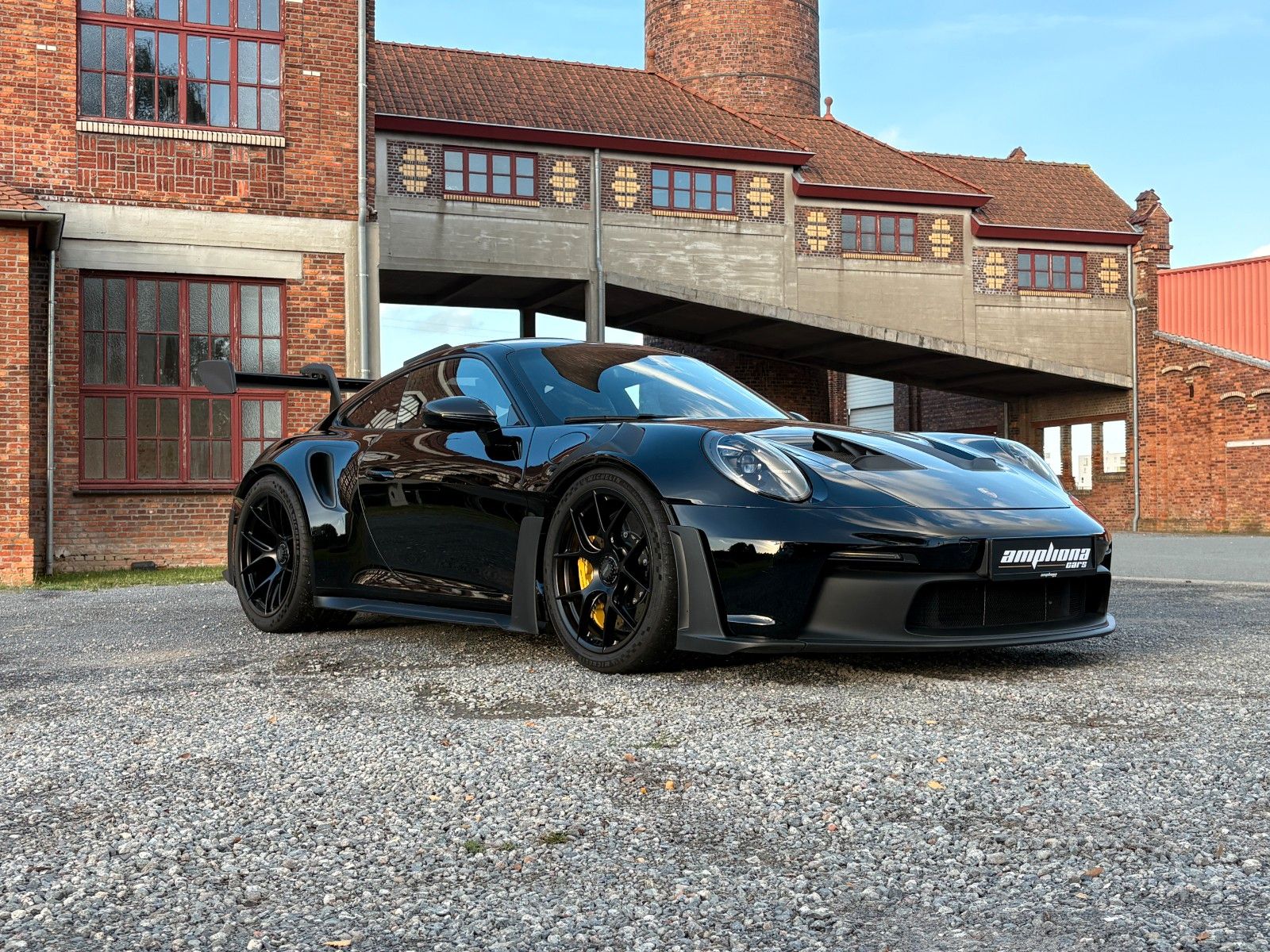 Porsche GT3RS Weissach PCCB PPF Full blown black madness imagem 3