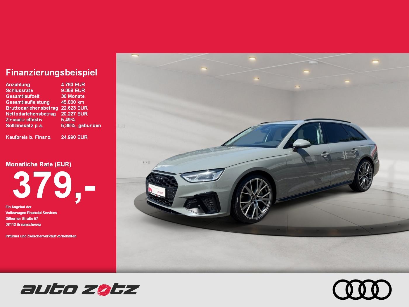 Audi A4 Avant S line 40TDI quattro S tronic BO,Kam.