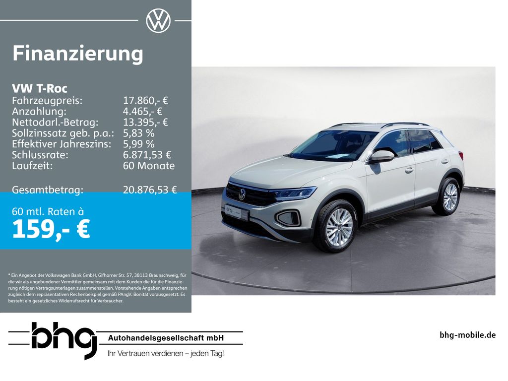 T-Roc Life 1.0 l TSI OPF