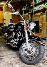 Yamaha XVS 1100 A Drag Star, Vance & Hines, Büffelleder - YAMAHA XVS 1100