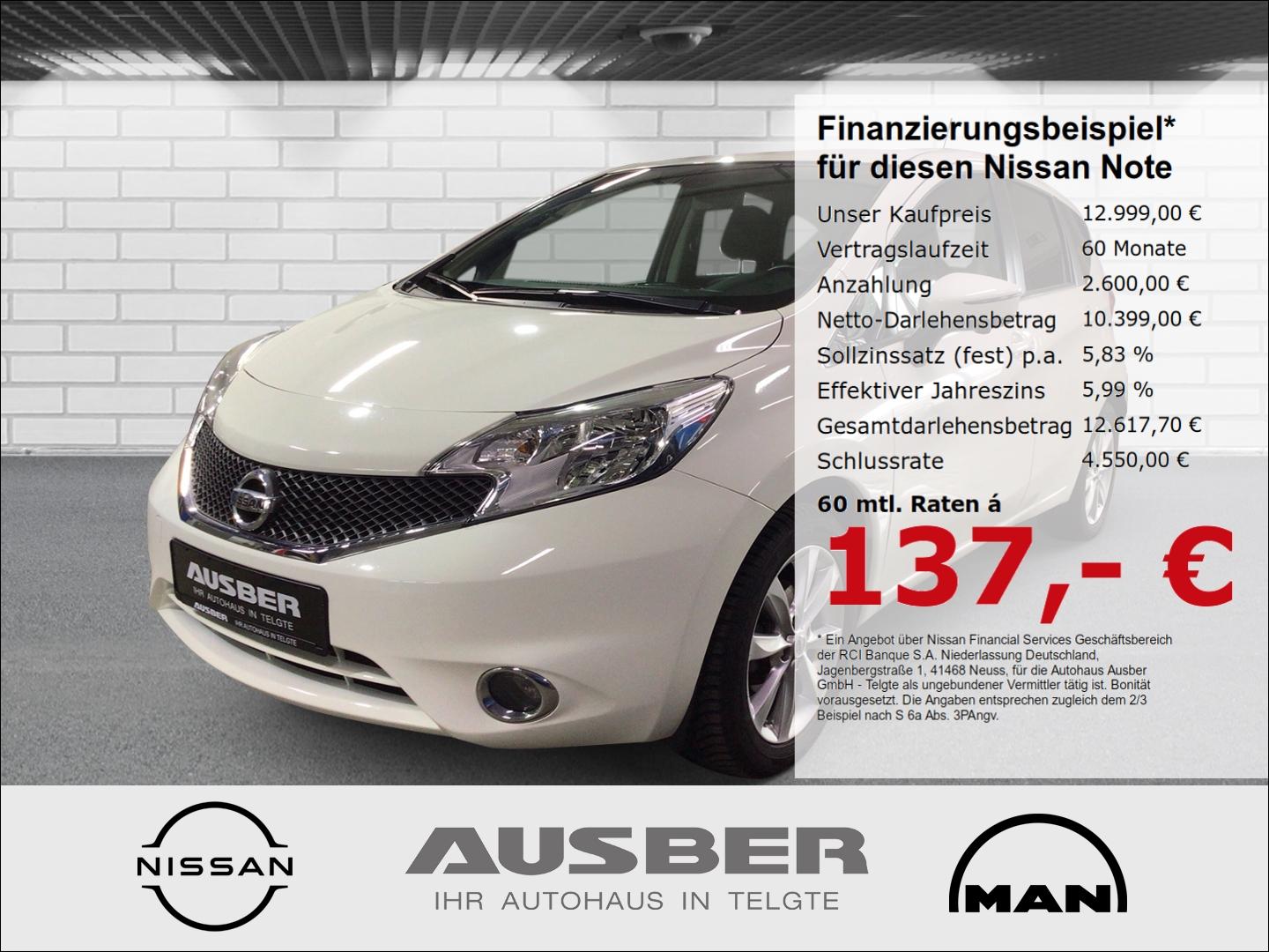 Nissan Note Tekna 360°-Kamera Totwinkel-Assist. Navi Ga
