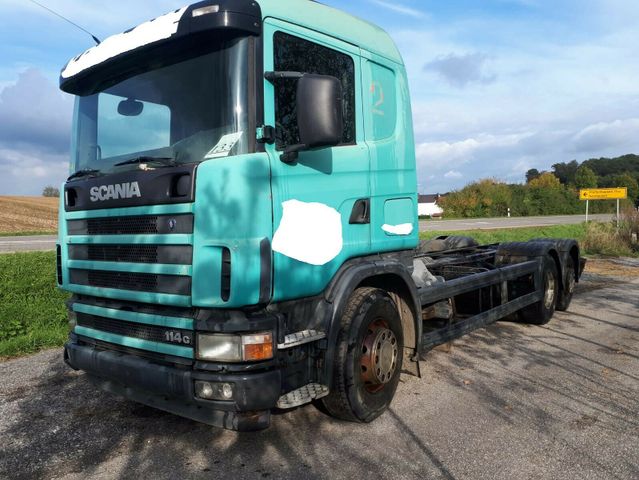 Scania 114 380, 6x2, EURO3, GERMAN, Blatt+Luft