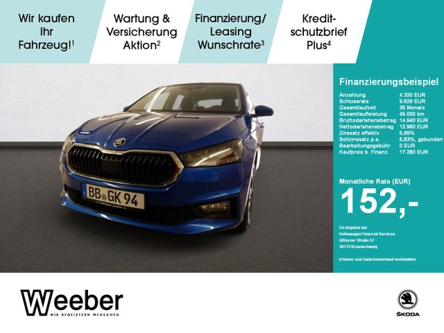 Skoda FABIA 1.0 TSI Essence LED PDC Klima