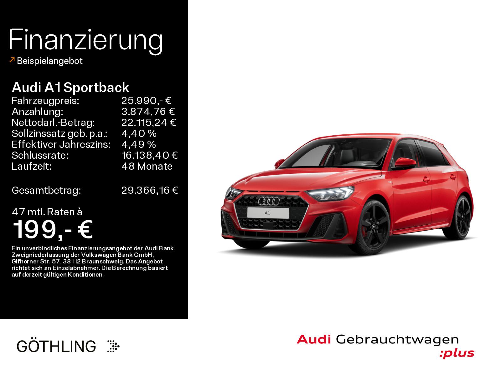 Audi A1 Sportback 30 TFSI S line LED*Sound*Virtual*EP