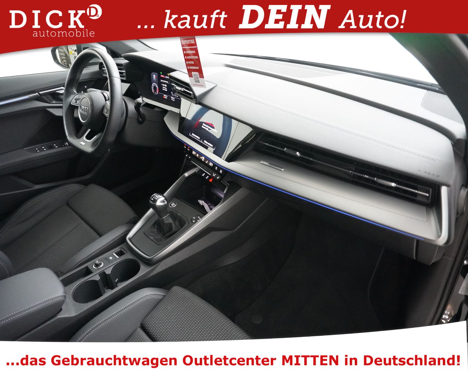 Fahrzeugabbildung Audi A3 SB 30d Edit One+S LINE SPORT+VIRTU+MATRIX+B&O