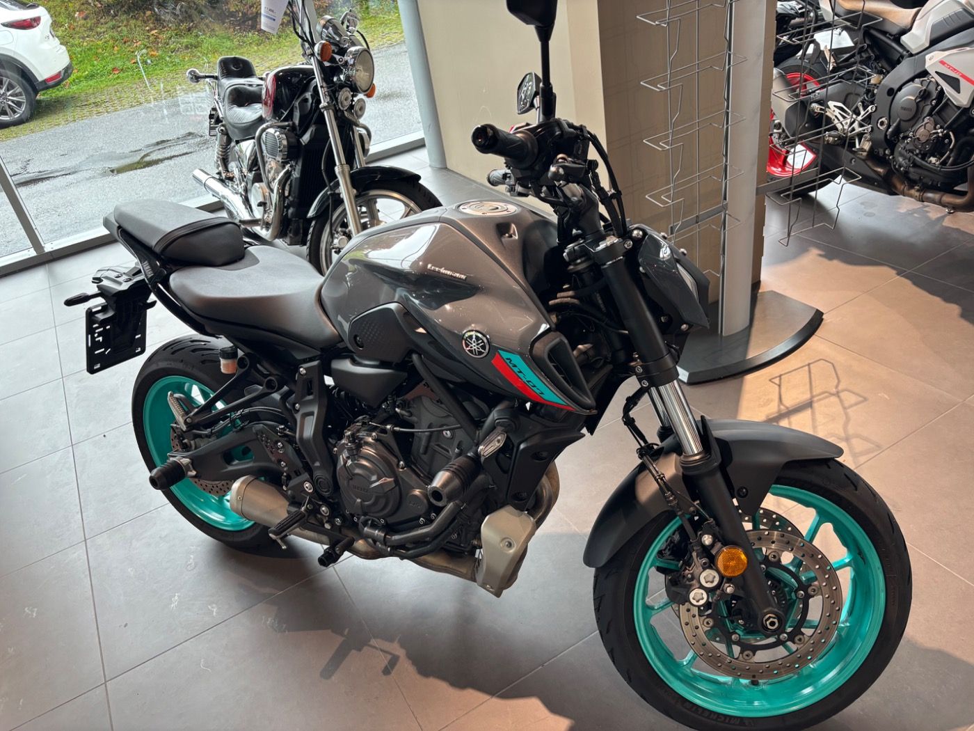 Fahrzeugabbildung Yamaha MT 07 Cyan Storm