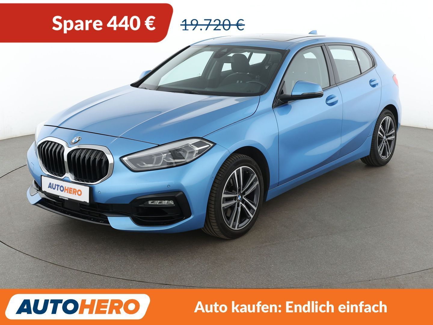 BMW 1er 118i Sport Line Aut.*NAVI*TEMPO*PDC*SHZ*