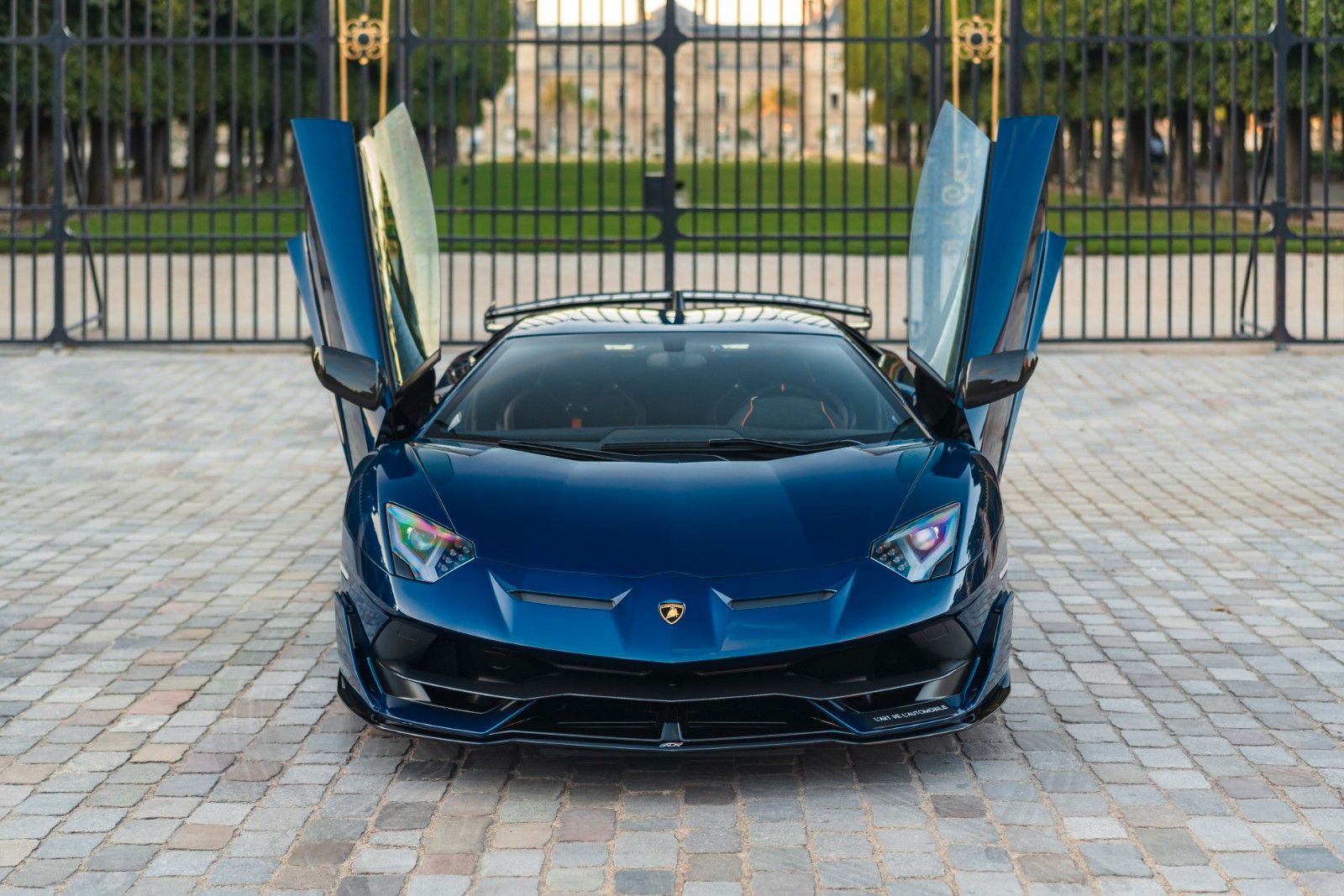 Lamborghini Aventador SVJ - 2 100 kms, Blu Hera, carbon, PPF imagem 3