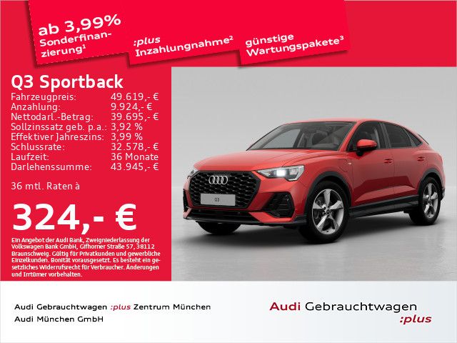 Audi Q3 Sportback 45 TFSI e S tronic S line Virtual/A