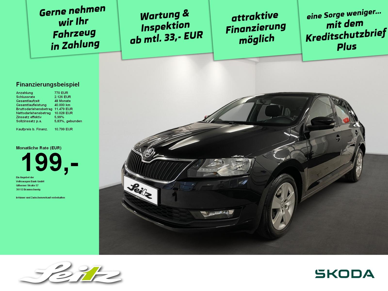 Skoda Rapid Spaceback 1.0 TSI Ambition *PARKSENSOR*KLI