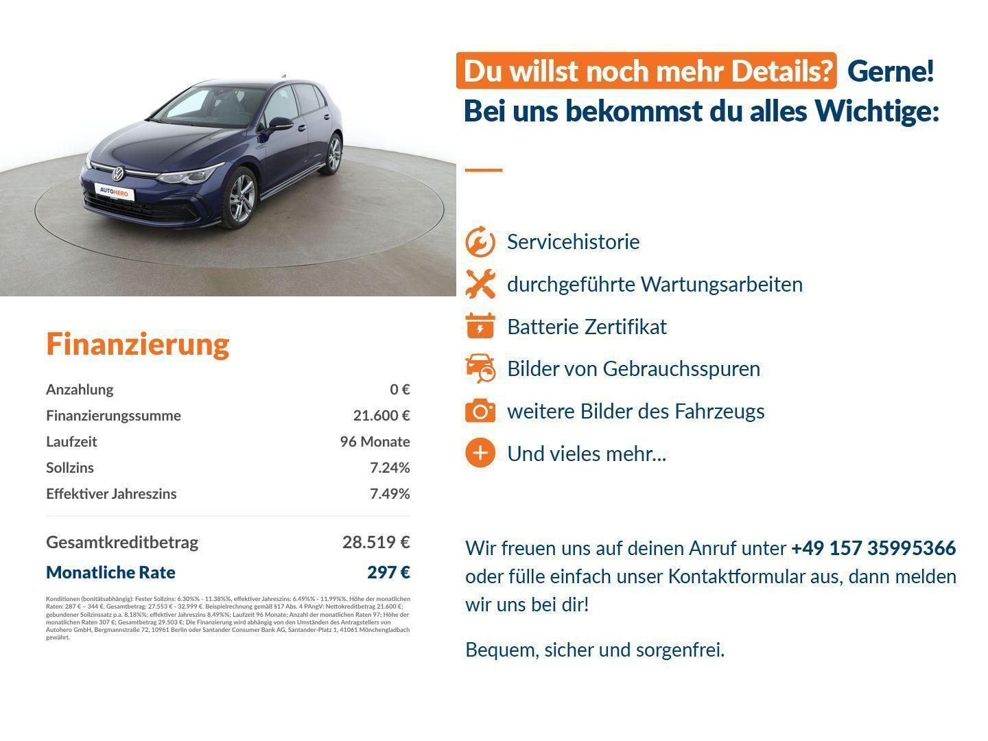 Volkswagen Golf VIII 1.5 eTSI ACT R-Line Aut.*NAVI*CAM*ACC*