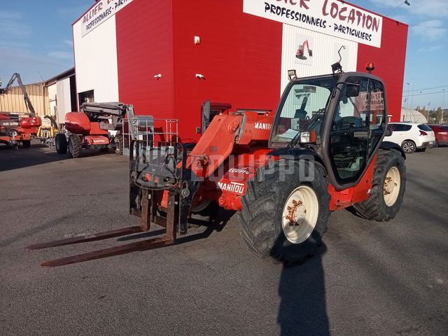 Manitou Mlt 633 Tls Teleskopstapler mit Gabeln und einem