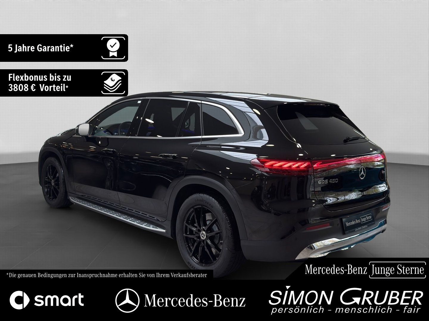 Fahrzeugabbildung Mercedes-Benz EQS 450 4M SUV Pano Hyper AHK Mod 2026 118kwh
