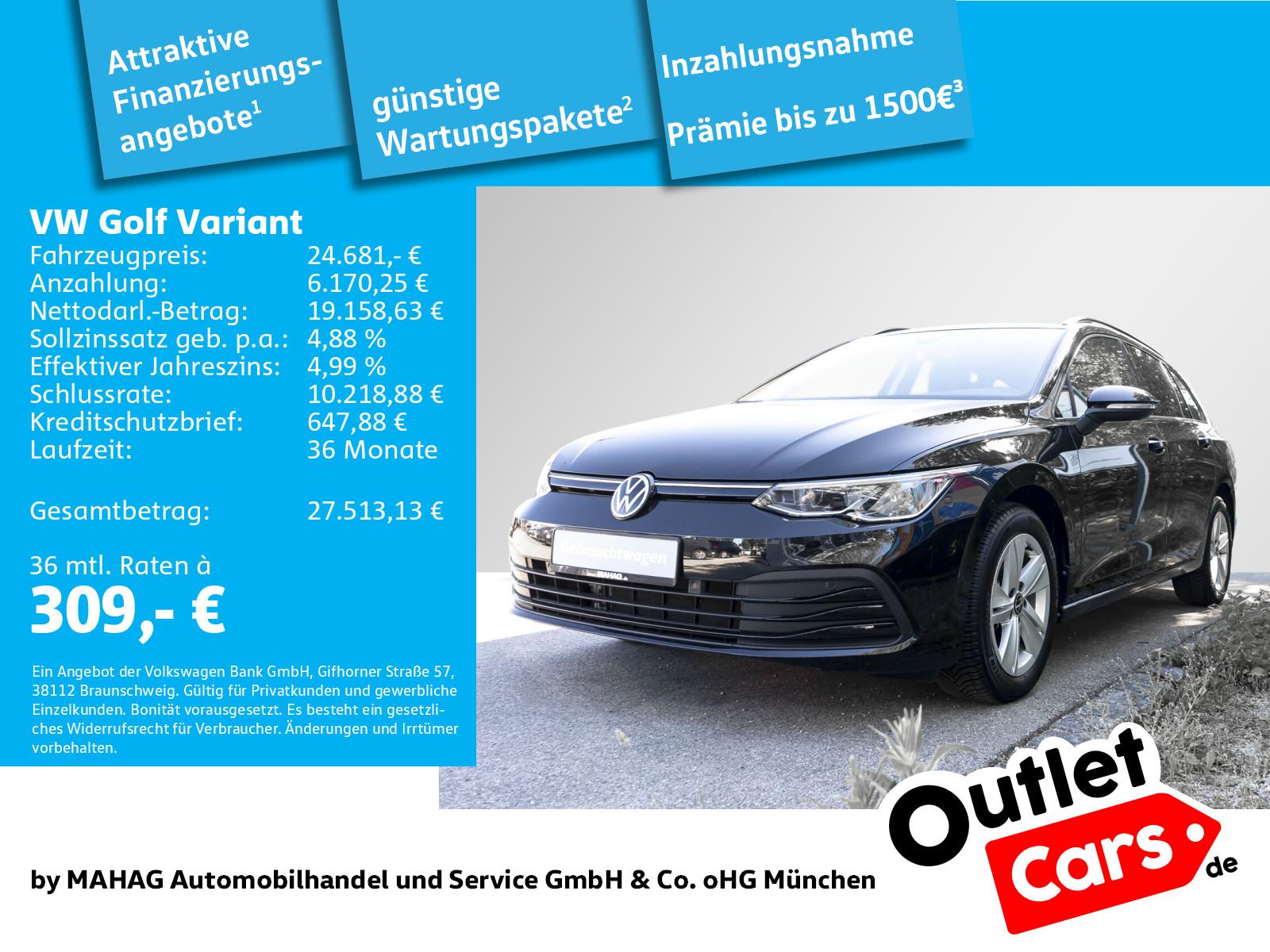 Volkswagen Golf VIII Variant Life 1.5 eTSI LED Navi ParkPil