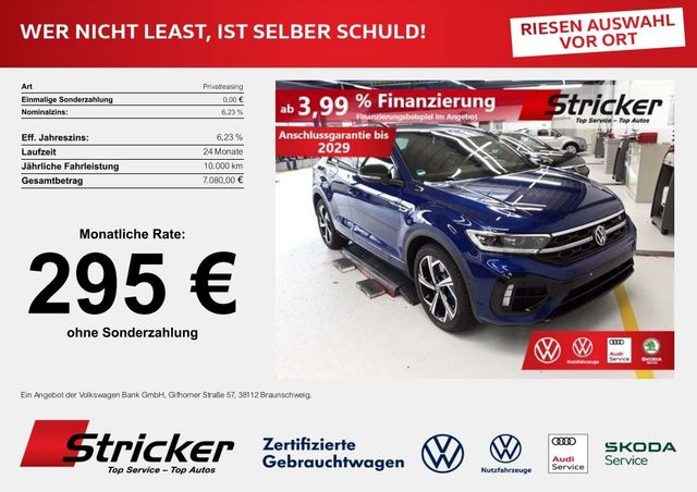 Volkswagen T-ROC R 2.0TSI DSG 295,-ohne Anzahlung Black Sty