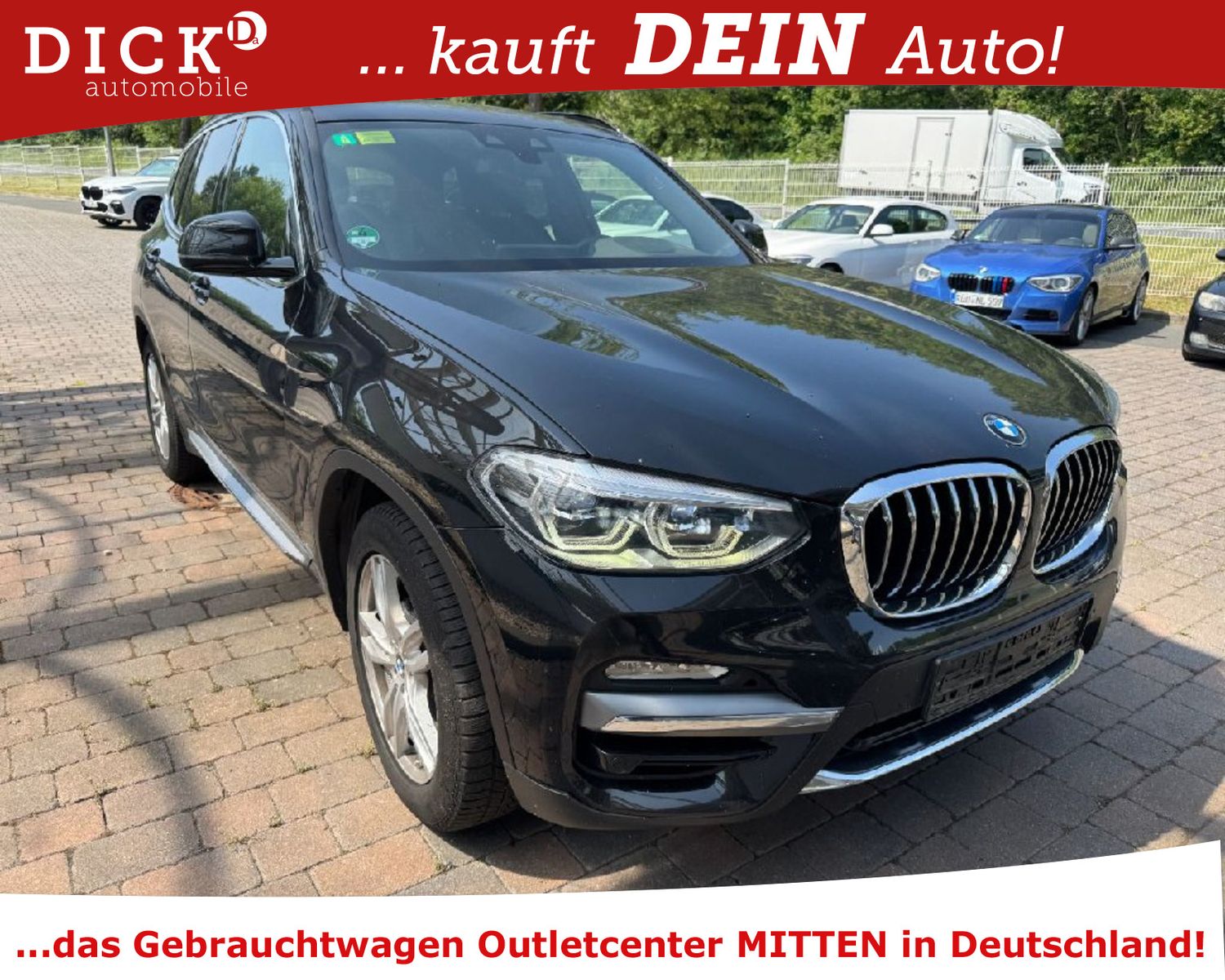 Fahrzeugabbildung BMW X3 xDr 20d LED+/HUD/MEMO/STANDHZ/VIRTU/AHK/8Fa