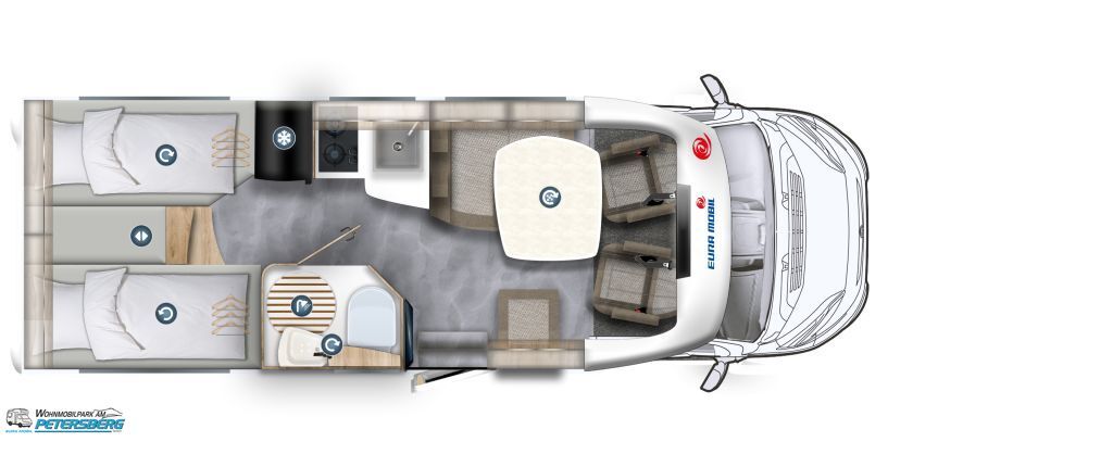 Eura Mobil, Profila T 695 EB Mondial Edition 180 PS * Dachkl