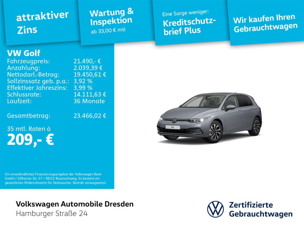 Volkswagen Golf VIII Active 1.5 TSI LED HUD KAM STANDHZG
