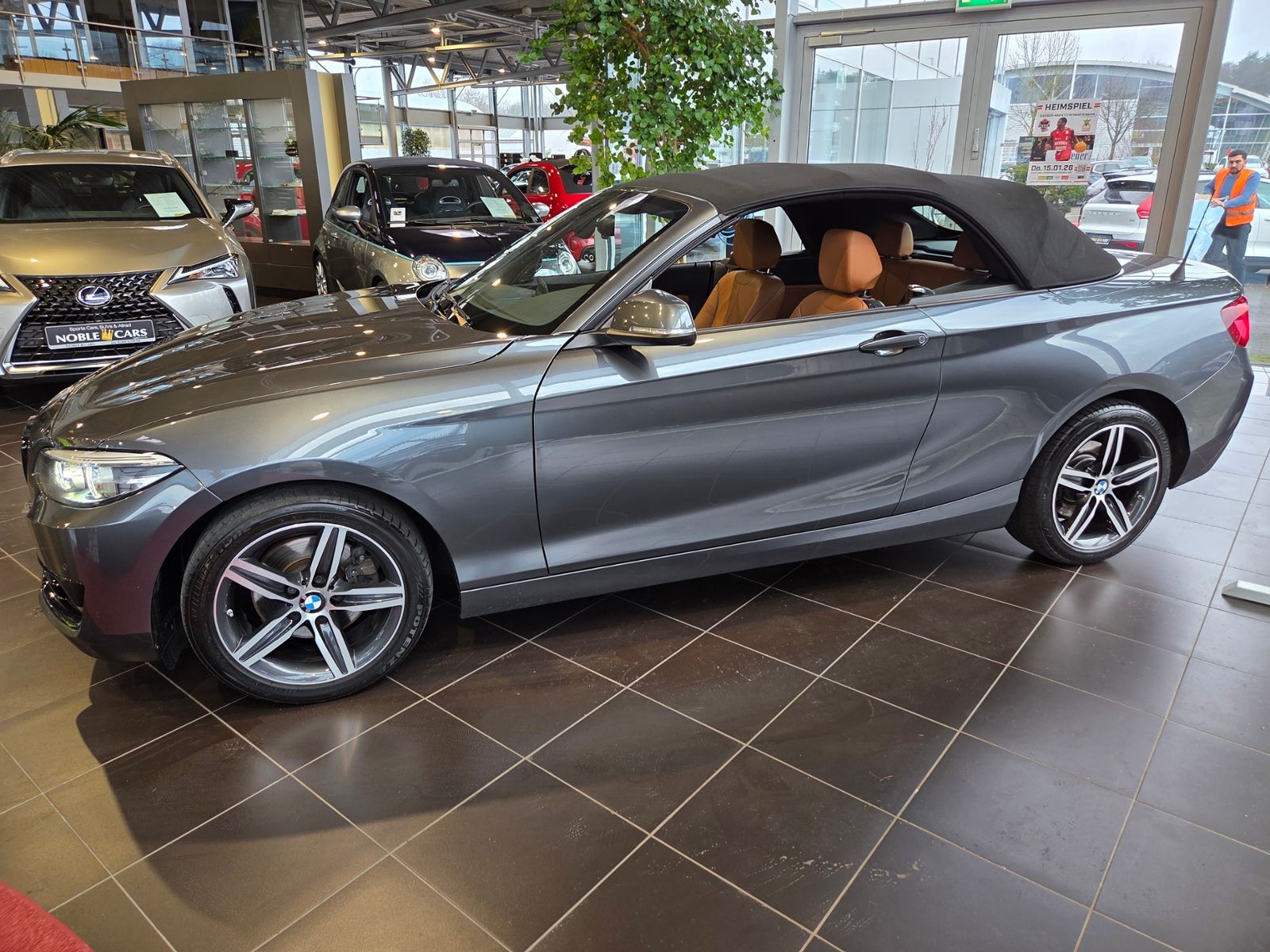 Fahrzeugabbildung BMW 220d Cabrio Sport Line H/K LED NAV SHZ PDC 17"