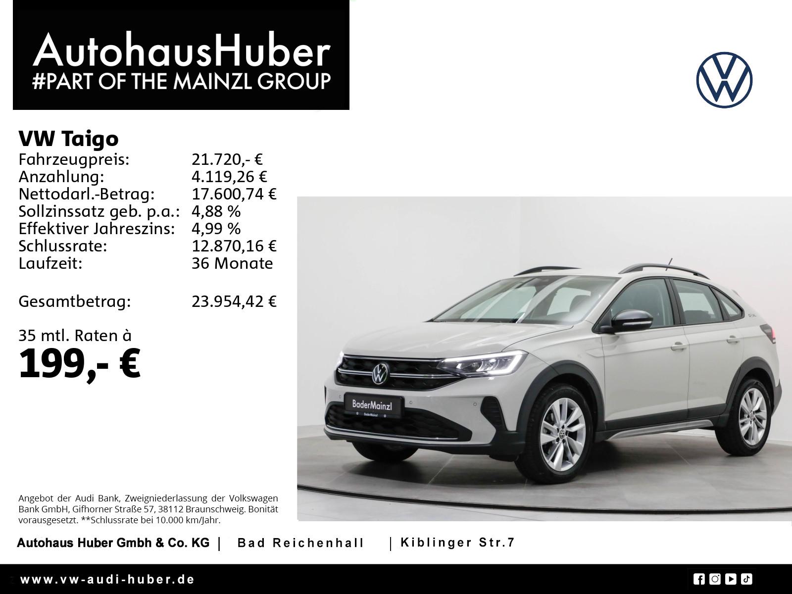 Volkswagen Taigo 1.0 TSI Goal ACC Carplay Kam. LED Virtual