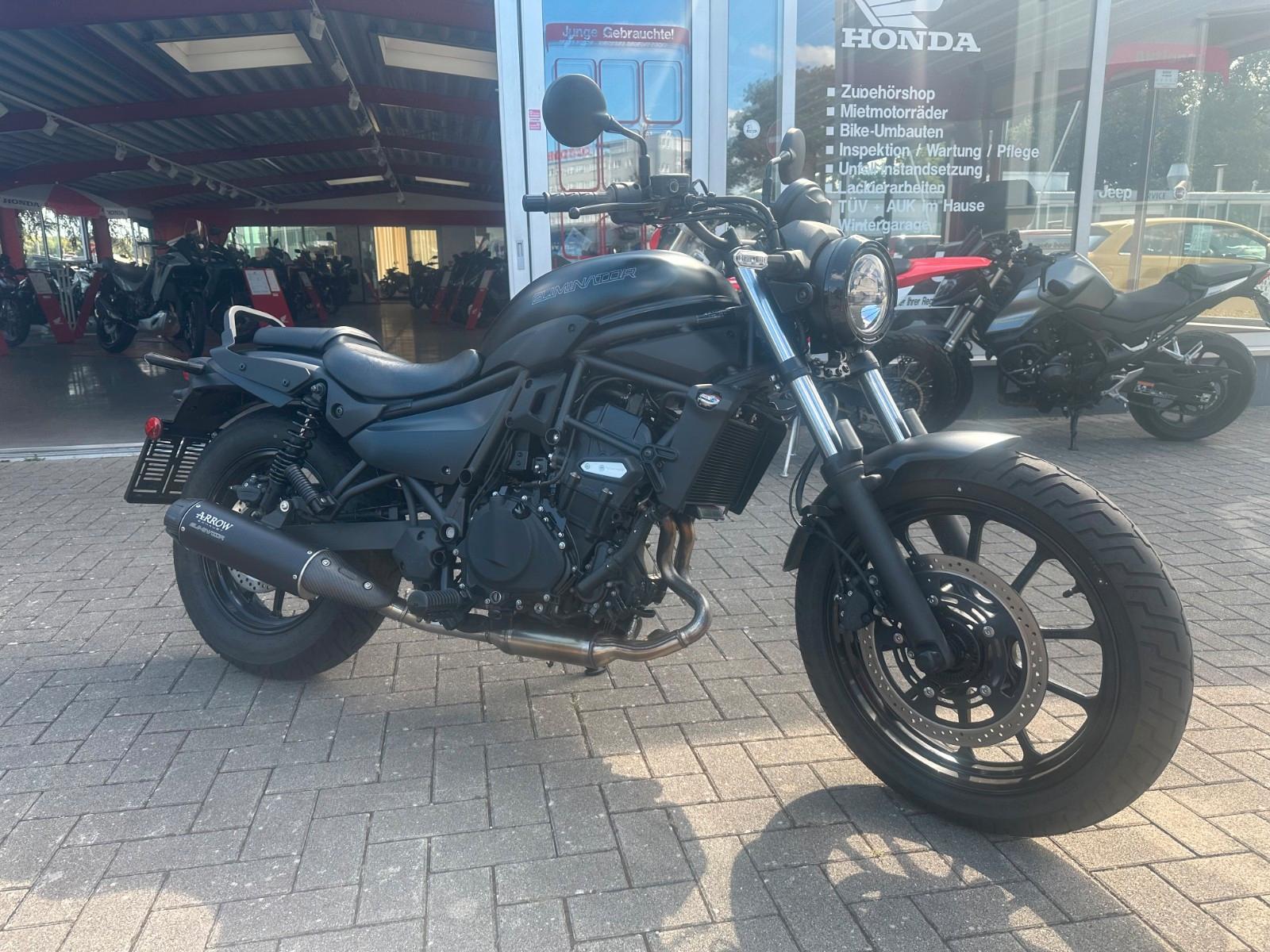 Kawasaki Eliminator 500  --- 1700 km   Arrow Auspuff