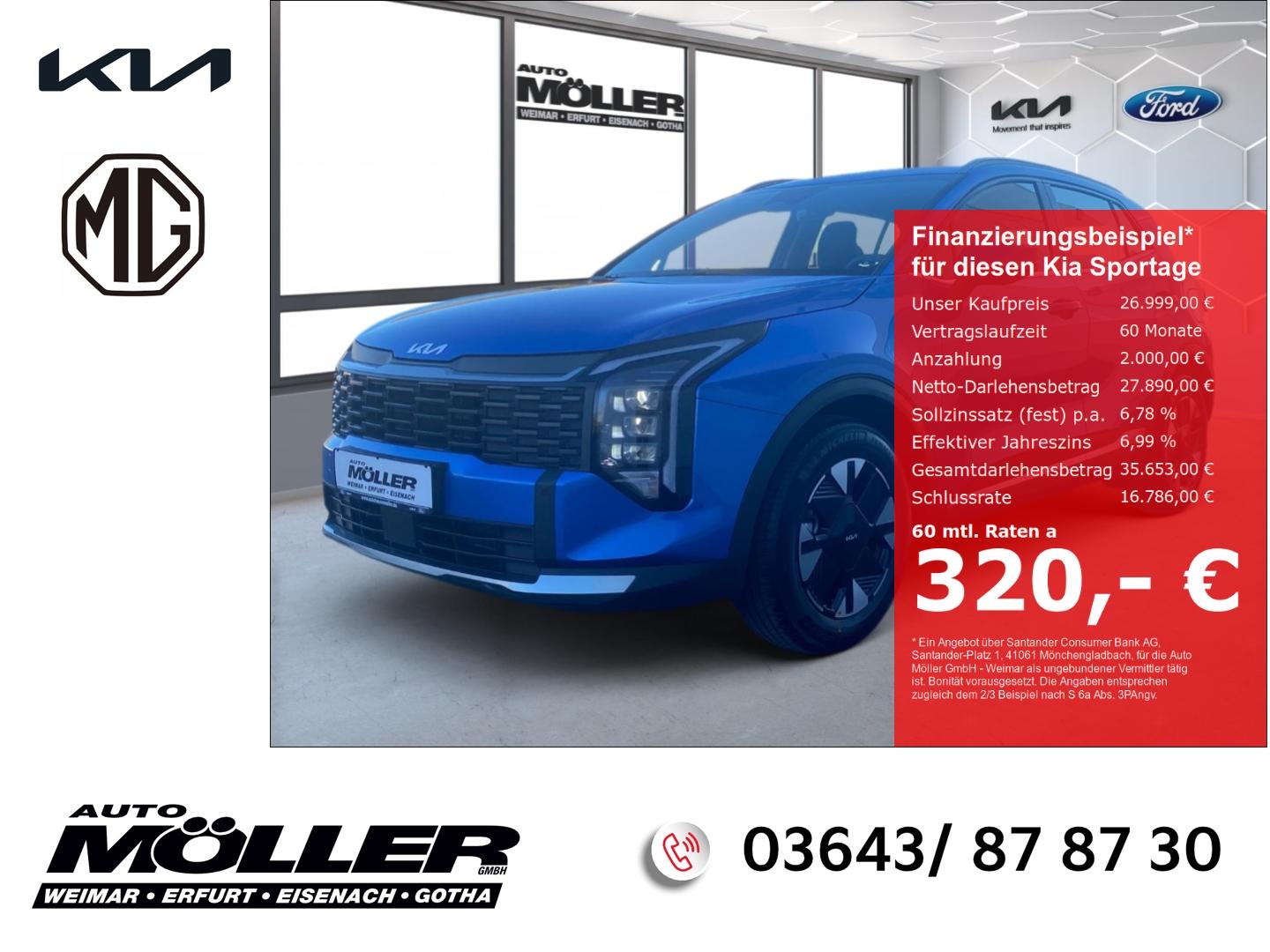 Kia Sportage Vision PE 1.6T Kamera Navi LED Tempomat