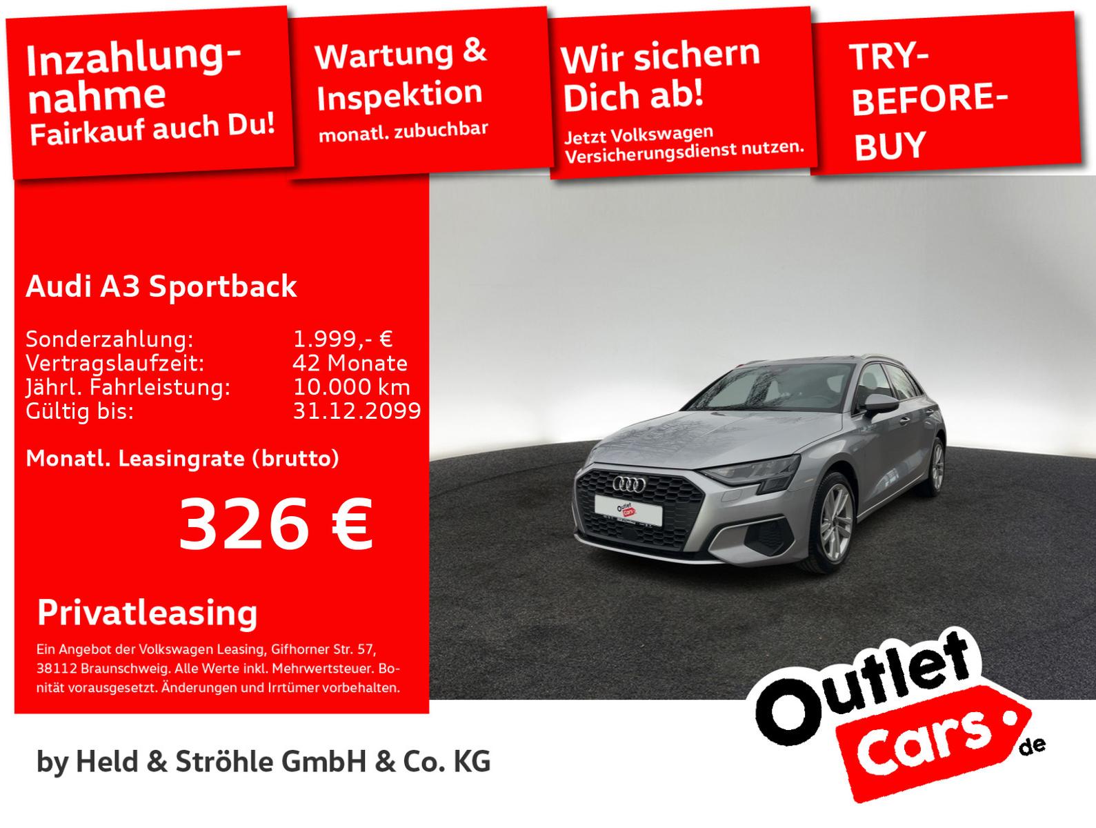 Audi A3 Sportback 35 TFSI NAV+ 17" SHZ PDC DAB LED