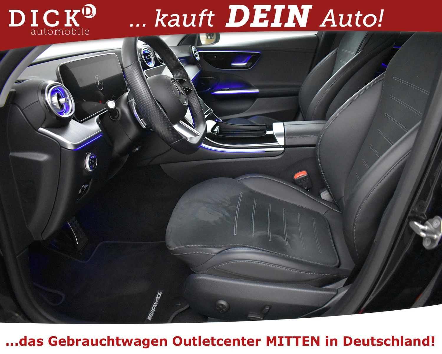 MERCEDES-BENZ C 200 4Mat 2X AMG Line WIDE+NAVI+LED+SHZ+360+19" - Image 11