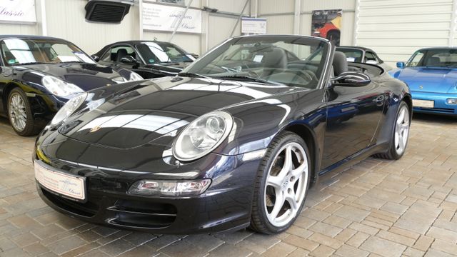 Porsche 997 Carrera 3.6 Cabrio Tipt., Vollleder, Hardtop