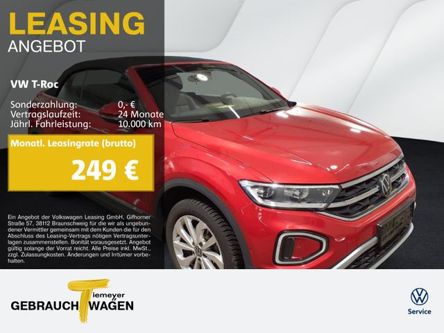 Volkswagen T-Roc Cabrio 1.0 TSI STYLE NAVI LED+ KAMERA SITZ