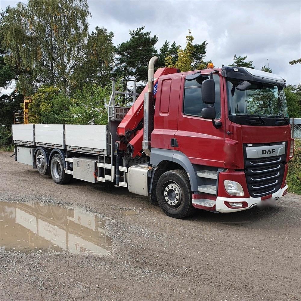 DAF CF 430 6x2. Low km 173.000 HMF 2620 K5  RETARDER