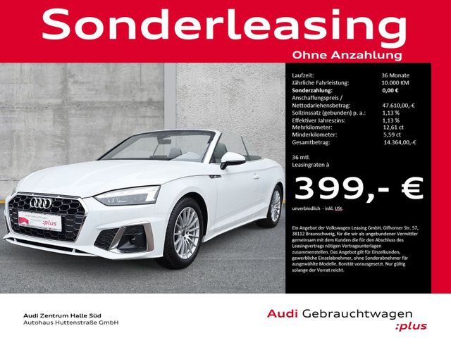 Audi A5 Cabriolet 35 TDI S line MATRIX S-SITZE AHK 19