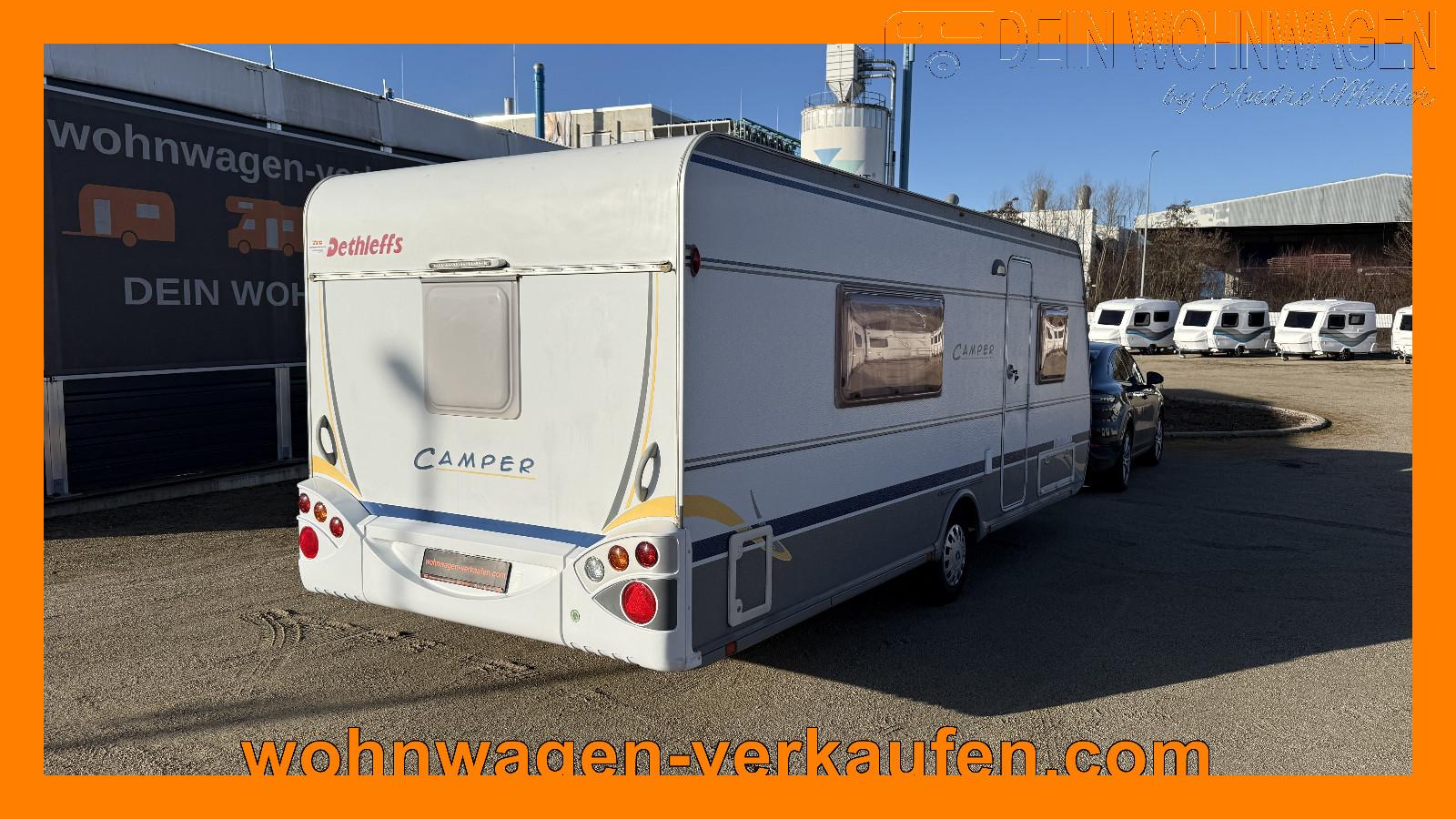 Dethleffs 520V HECKBAD EINZELBETTEN VORZELT TÜV REIFEN NEU