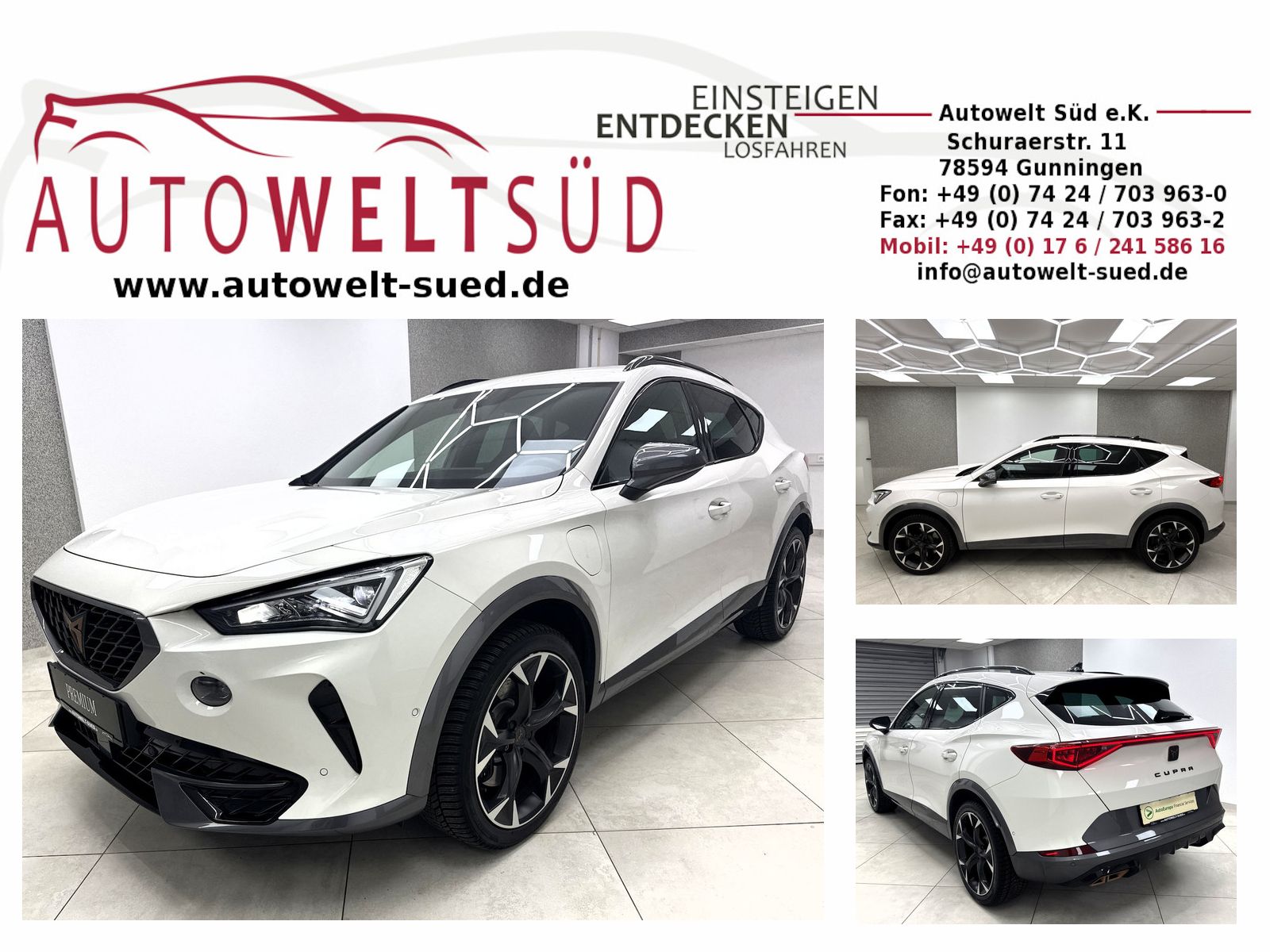 Cupra Formentor VZ 1.4 TSI eHybrid ACC Rcam 2xSpur App