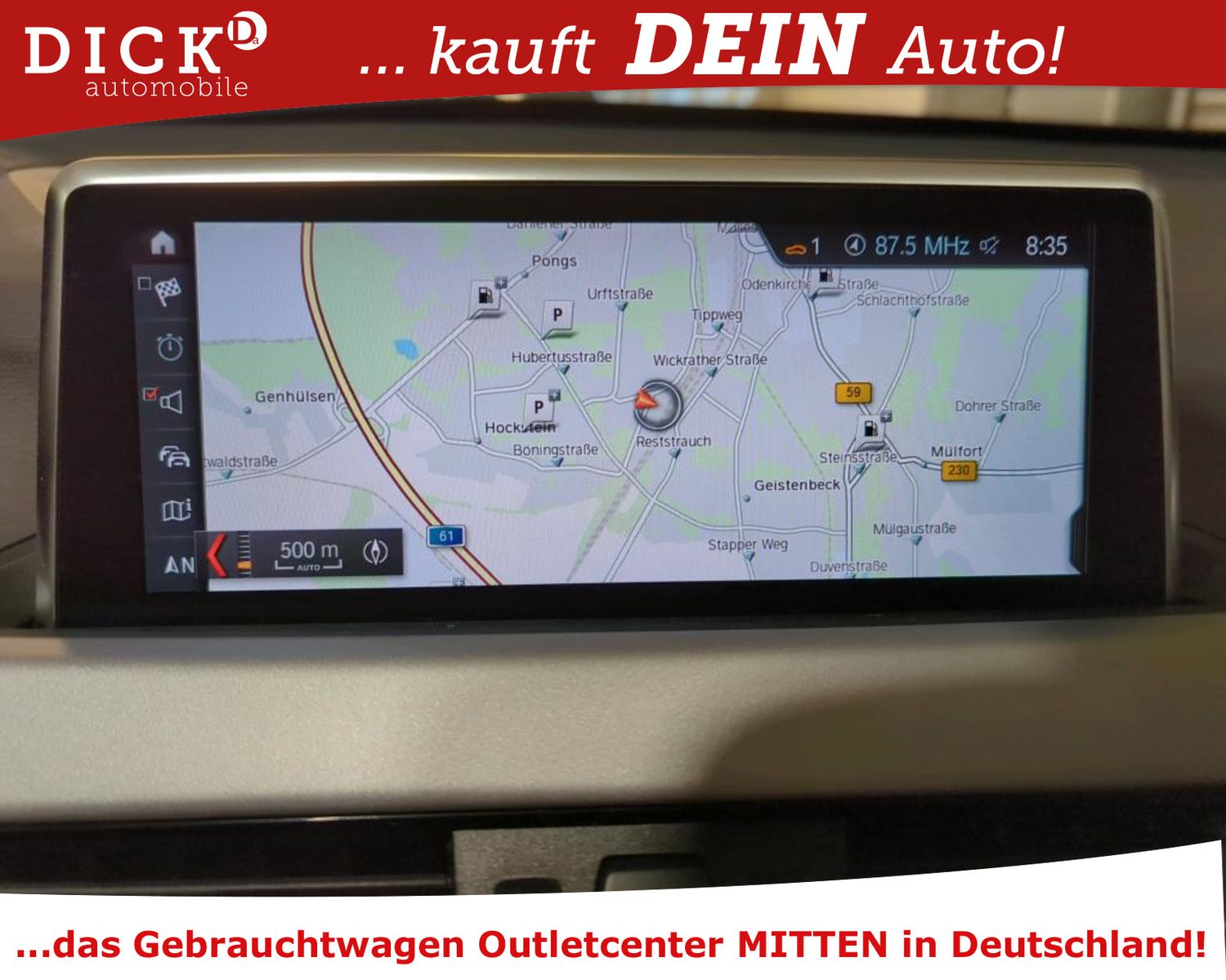 Fahrzeugabbildung BMW X1 sDr 18d NAVI/SHZ/TEMPOMAT/KLIMAAUT/PDC/8Fa