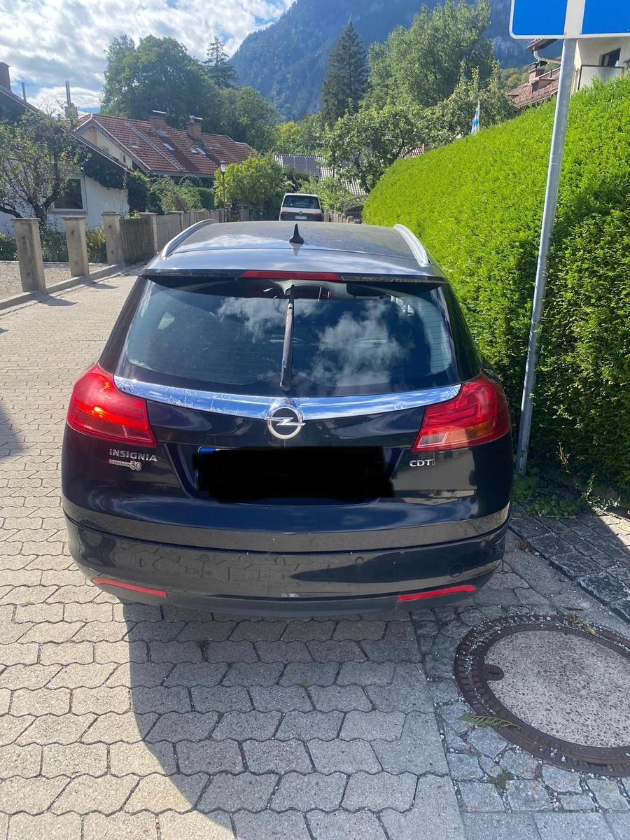 Opel Insignia 2012 — вигляд ззаду