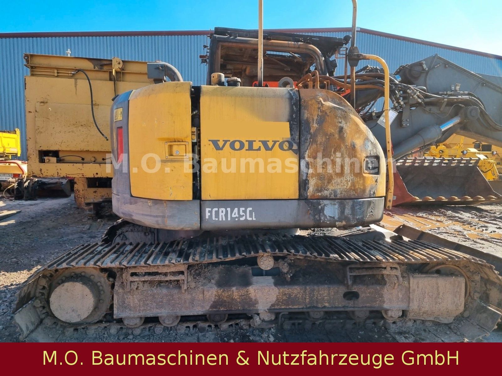 Fahrzeugabbildung Volvo ECR 145 CL / SW / Brandschaden