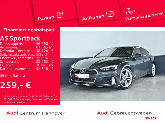 Audi A5 Sportback S line 40 TFSI quattro Matrix Kamer