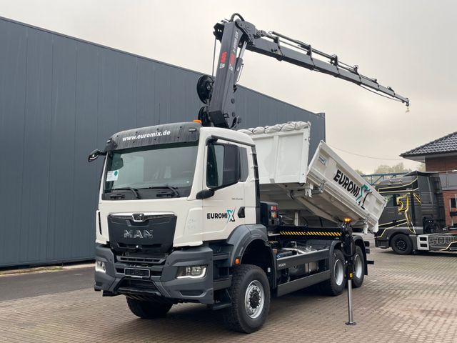 MAN TGS 33.440 6x6 /Kipper / Kran HIAB 228-6