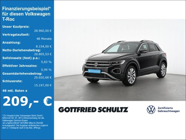 Volkswagen T-Roc Move TSI DSG Navi R-Kamera D-Cockpit Sitzh