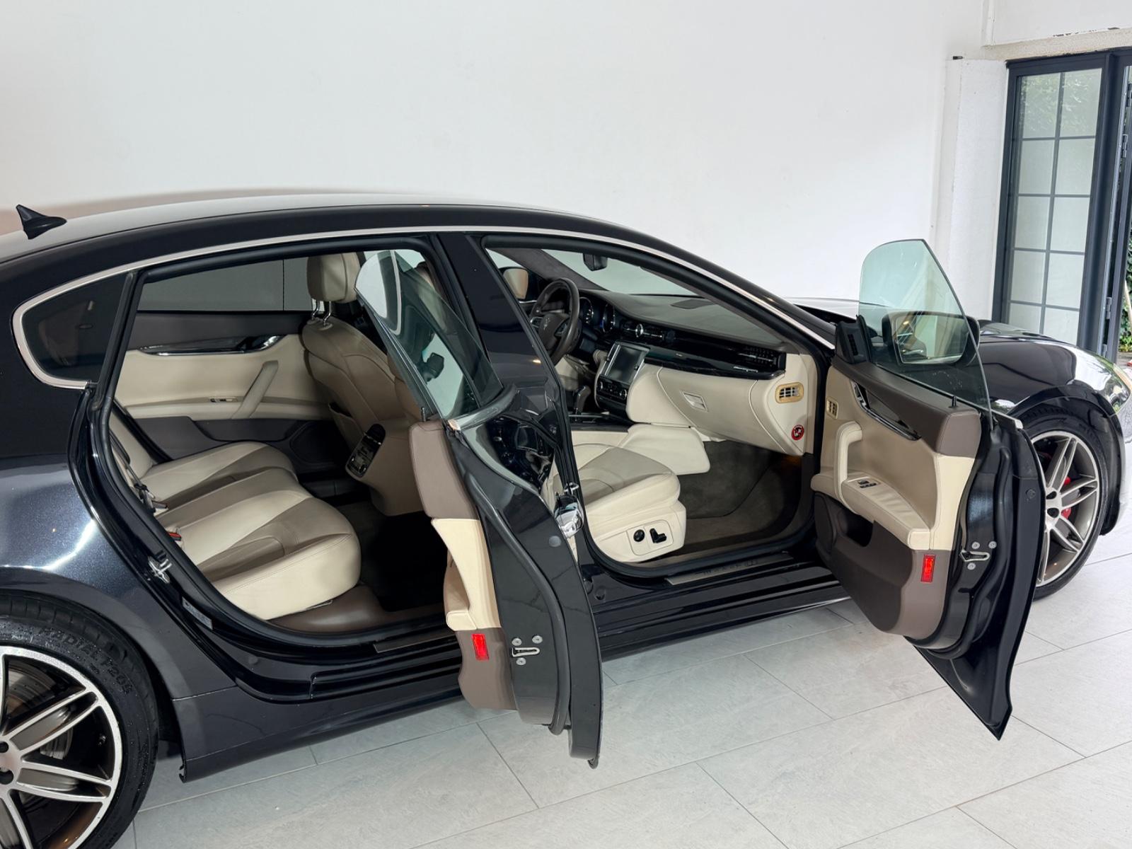 Maserati Quattroporte S V6 Biturbo 410 ch • BVA • Cuir • Sièges ventilés • Caméra