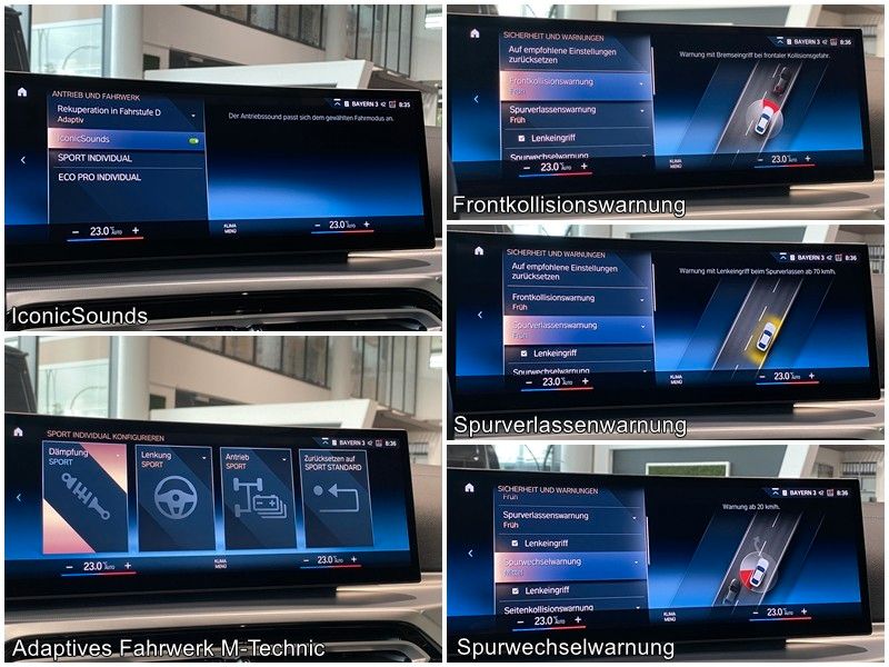 BMW i4 M50 M-Sitze Laser SurrView eGSD H&K ACC AHK foto 14